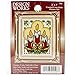 Tobin Candles Ornament Counted Cross Stitch Kit, 2-Inch x 3-Inch