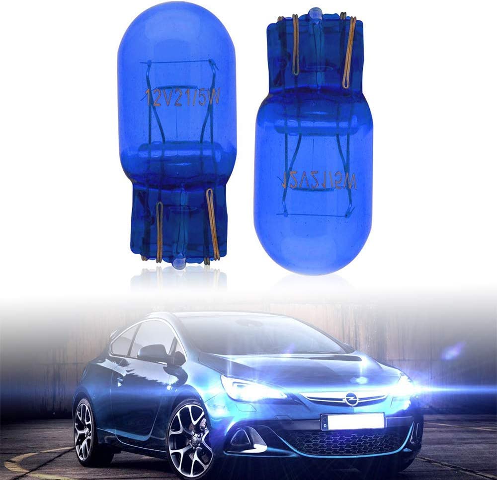 T20 Side Light and Drl, Maso W21/5W 580 Dual Filament Super White Hid Effect Bulbs (Pack of 2)