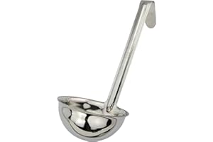 Winco One Piece Stainless Steel Ladle, 6 Ounce, 6"
