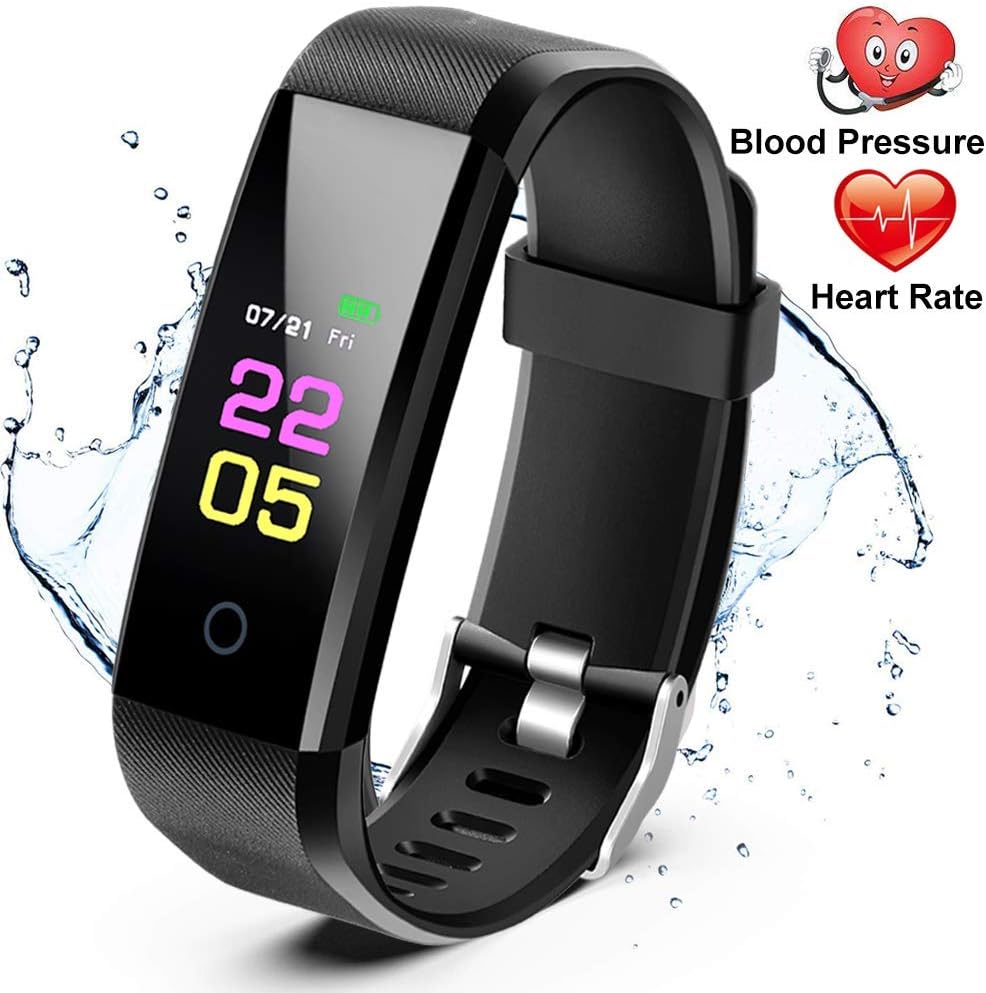 ANCwear UnisexYouth Fitness Activity Tracker Heart Rate Blood Pressure, Waterproof Sleep