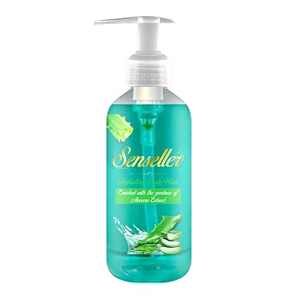 Senseller Hydrating Body Wash Enriched with Aloe Vera & Essential Oil (300ml)