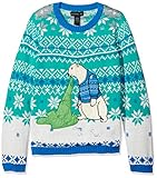 Blizzard Bay Boys' Polar Bear Light Up vomit Sweater