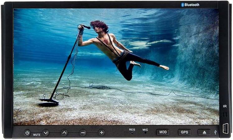 Amazon 16最新 7インチ2dinカーdvdプレーヤーbluetooth オートラジオ カービデオ カーオーディオタッチパネルアナログtvチューナーusb Sd プレーヤー レシーバー 車 バイク