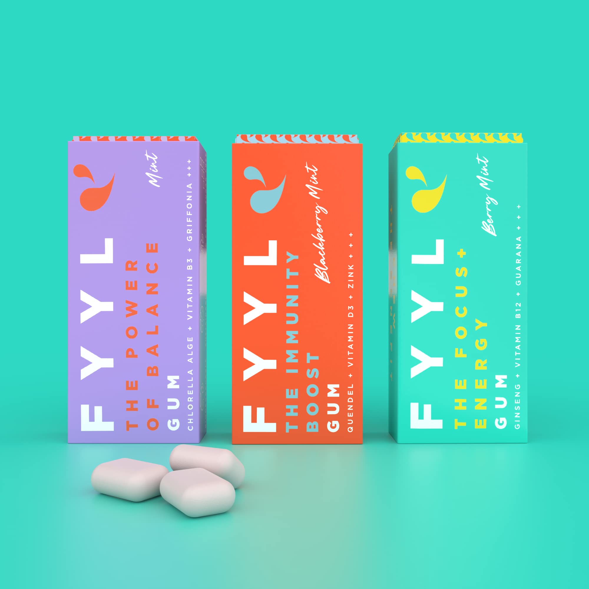 Mua GUM Trial Set, PlasticFree Chewing Gum with Vitamins and Minerals
