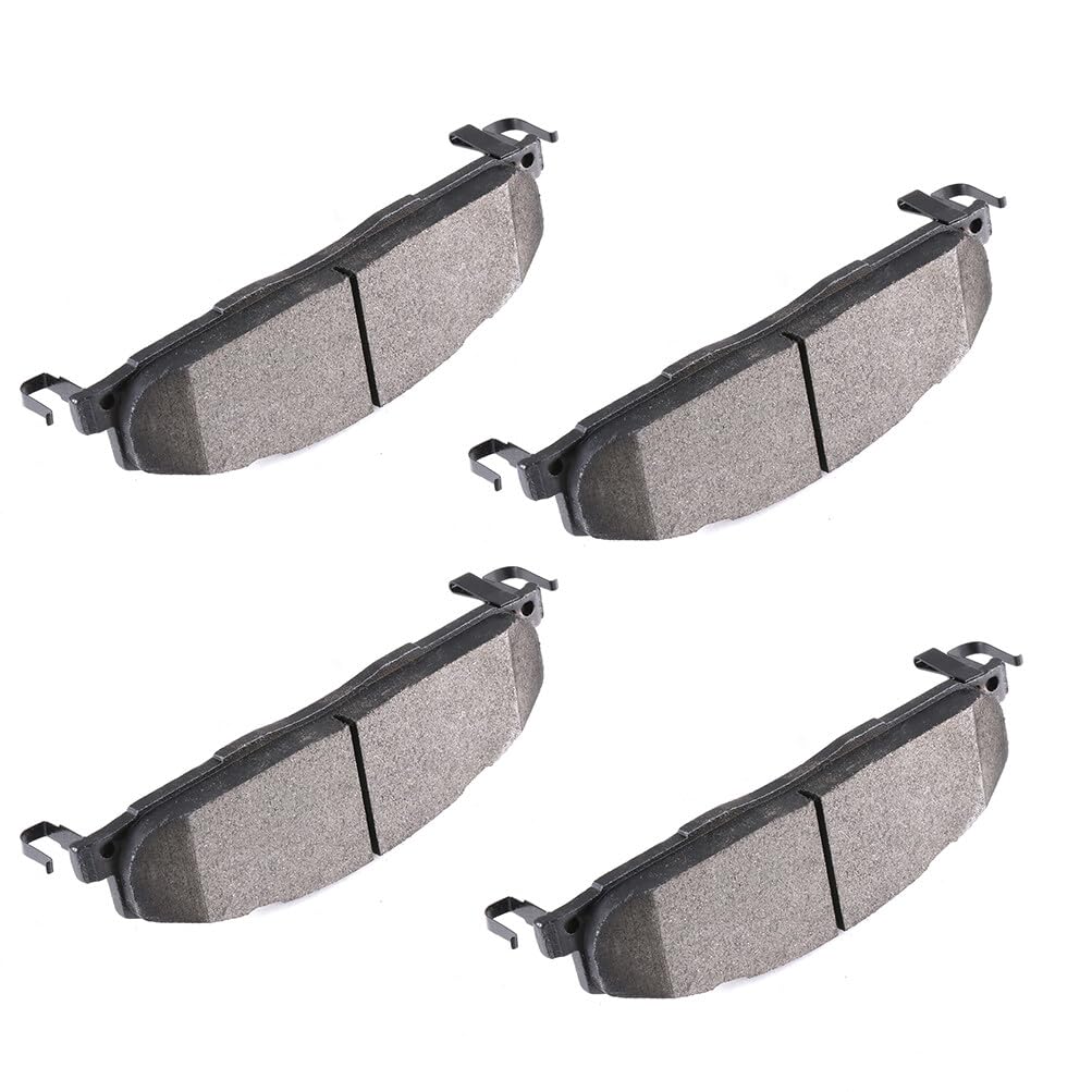CCIyu D1400 Rear Semi-Metallic Disc Brake Pads Kit