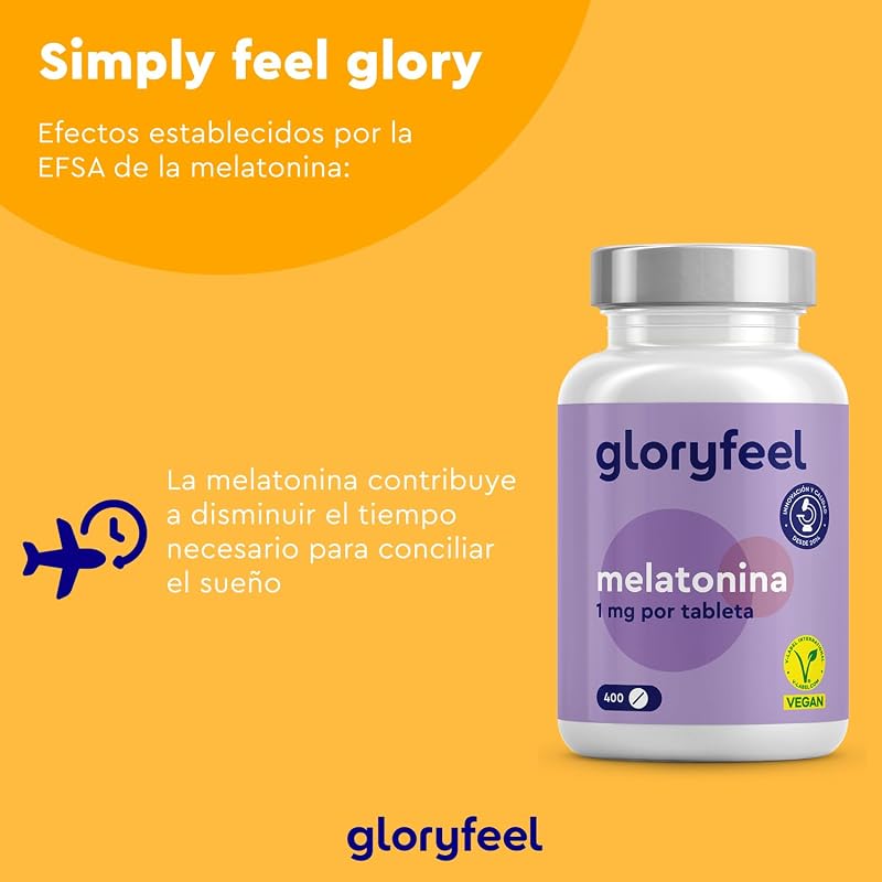 Melatonina 400 Tabletas (+1 año), Altas dosis, Para dormir bien