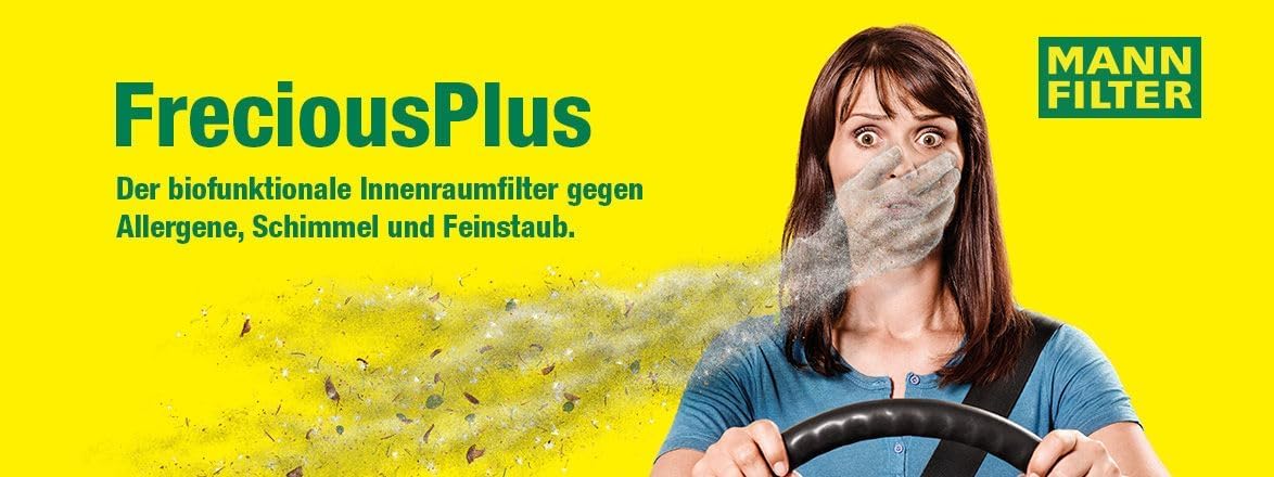 MANN-FILTER FP 26 009 Innenraumfilter/Kabinenluftfilter - FreciousPlus Biofunktionaler Pollenfilter - für Pkw + Transporter 9