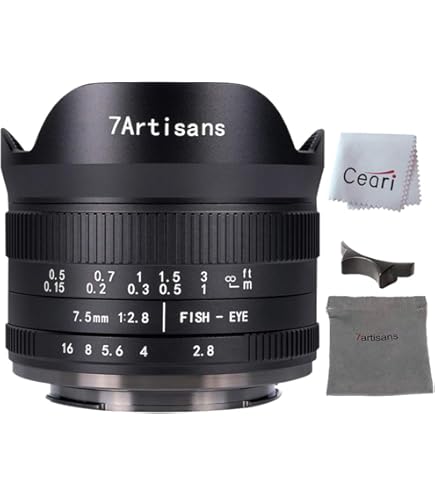 Amazon.com : TTArtisan APS-C 7.5mm F2.0 Fisheye Lens with 180