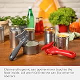 Kuhn Rikon Automatic Can Opener Gray No Sharp Edge Easy Open view 5