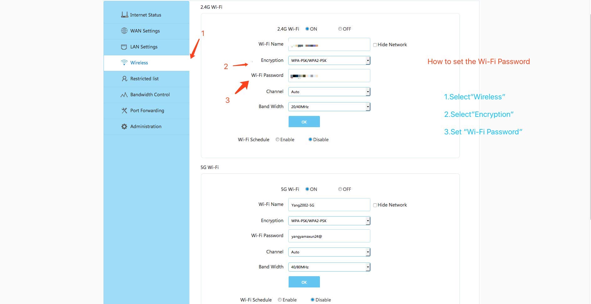 Wireless Router 1200mbps Long Range Wifi Router Ac High Speed Dual Band Router with 4 Lan Ports for Home Office internet Router Amazon Alexa with Wifi Extender for 2.4 ghz