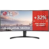 LG 34WL85C-B - Monitor Profesional Curvo UltraWide WQHD de 86.7 cm (34") con Panel IPS (3440 x 1440 píxeles, 21:9, 300…