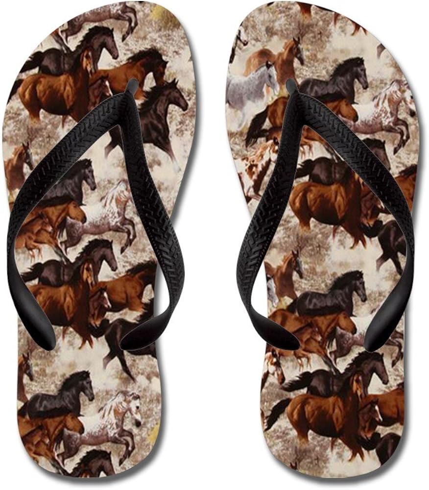 fox chunk camo flip flops