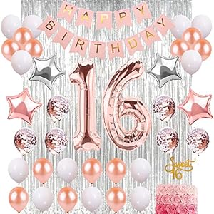 Amazon Com Luve Quinceanera Party Supplies Happy 15th Birthday
