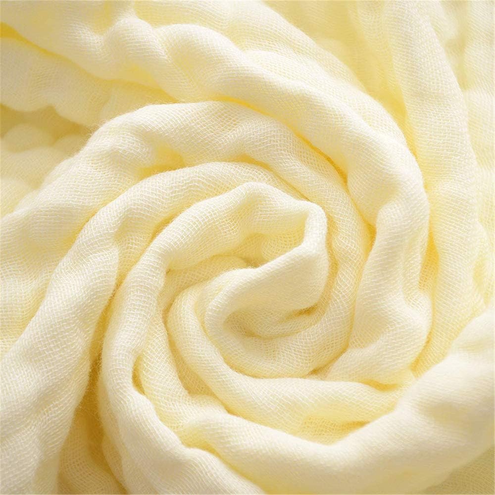 Baby Bath Towels, 6 Layer Gauze 41.5" x 41.5" Muslin Squares Bath Towels, Ultra Soft Super Absorbent Large Towels - Image 5