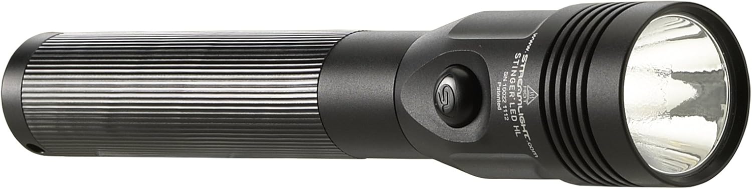 Streamlight 75432 Stinger LED High Lumen Rechargeable Flashlight with 12-Volt DC Charger - 800 Lumens - Basic Handheld Flashlights - 