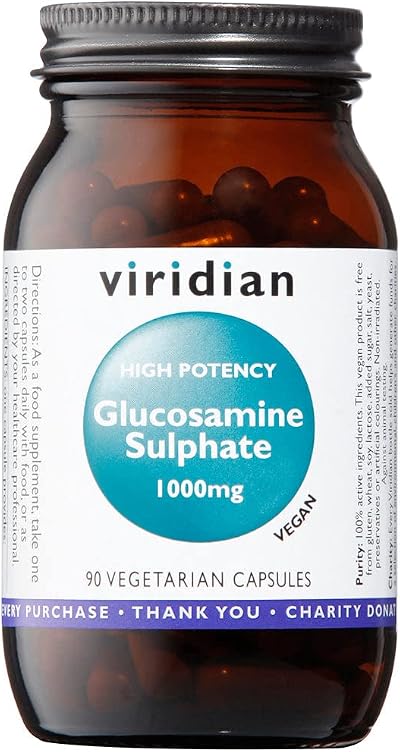 Viridian High Potency Glucosamine Sulphate 90 caps Vegan