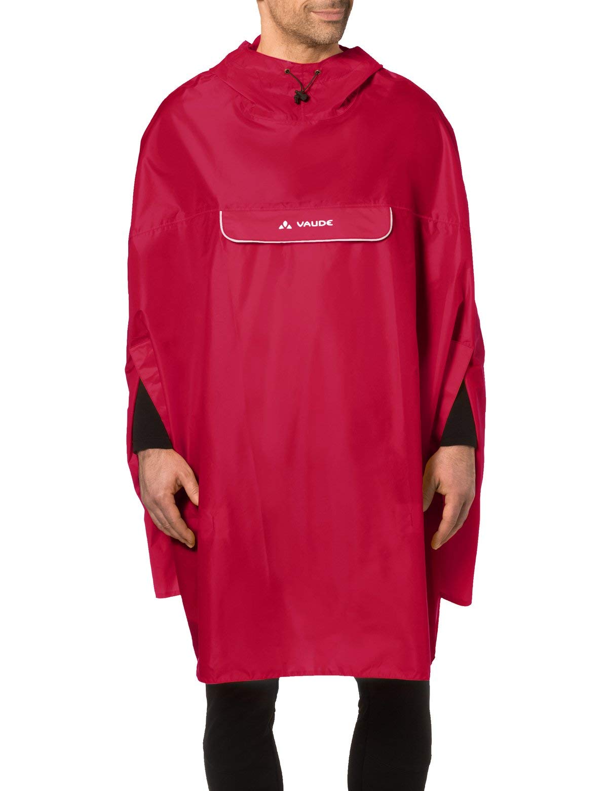 Vaude Men 022856140500 Valdipino Poncho - Indian Red, X-Large