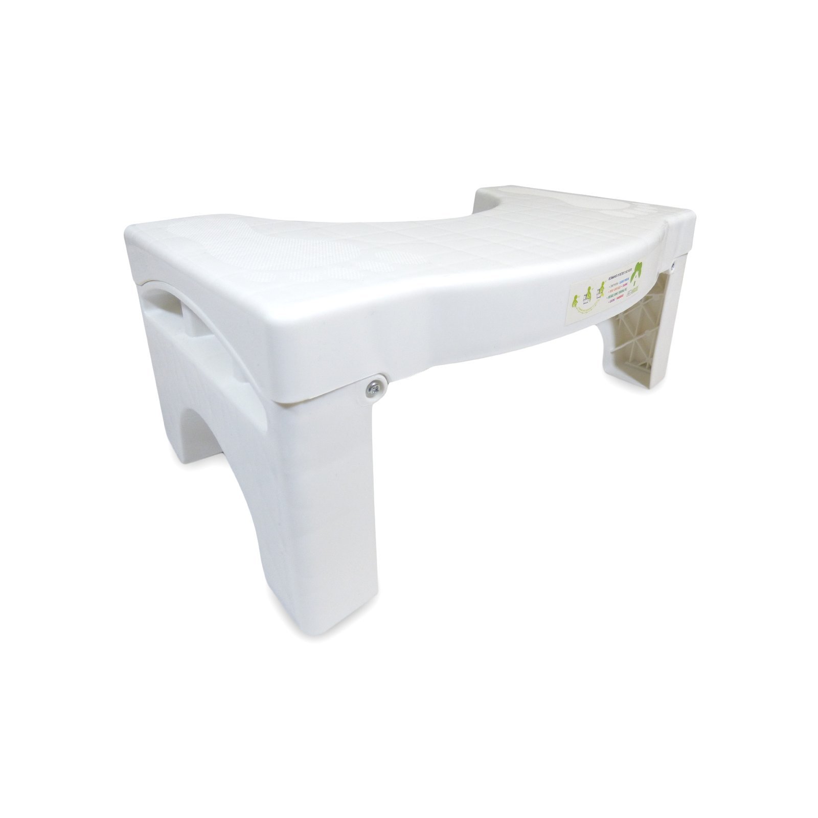 Folding Squatting Toilet Stool | 7 Inch Non-Slip Bathroom Step Stool | Anti Constipation Natural & Comfortable Squat Aid Stool