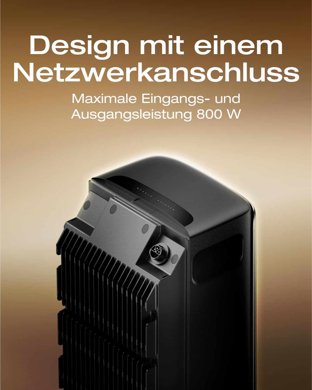 ECOFLOW STREAM AC 0% VAT, Balkonkraftwerk mit Speicher, 1,92kWh Solarspeicher, 100% Kompatibel mit allen Balkonkraftwerke, 800W bidirektional, erweiterbar bis 11,52kWh, Plug&Play, IP65, TOU&KI 2