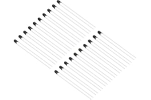 PATIKIL NTC Thermistors Resistors, 20Pcs 10K Ohm MF52-103 1% Accuracy High Sensitivity Current Limiter Temperature Sensor for Measuring Temperature Black