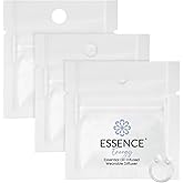 Essence Wearable Aromatherapy Nasal Diffuser – Energy Blend Essential Oil Nose Ring – Personal Scent Clip for Travel, Work & Everyday Use – Made in USA (3 Pack)