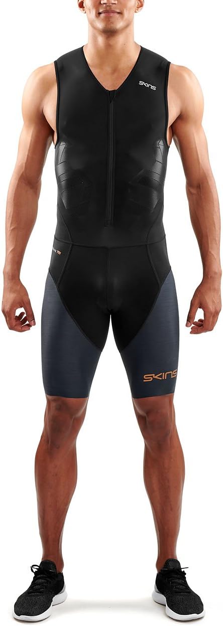 Skins Men's DNAmic Triathlon Suit with Front Zip
