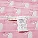 NTBAY Muslin Toddler Blanket, 6 Layers Organic Cotton Baby Blanket, Bed/Crib Blanket for Boys and Girls, Swan 43