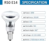 SCNNC R50 E14 Dimmable Spotlight Bulbs 350LM 2700K Pack of 5 AC220-240V view 3