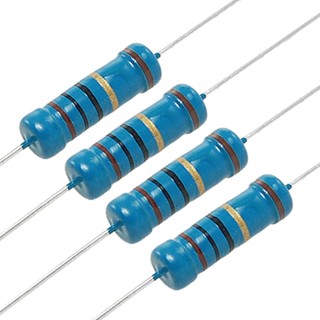 sourcingmap 200 Pcs 2W 10 Ohm 1% Through Hole Metal Film Resistors