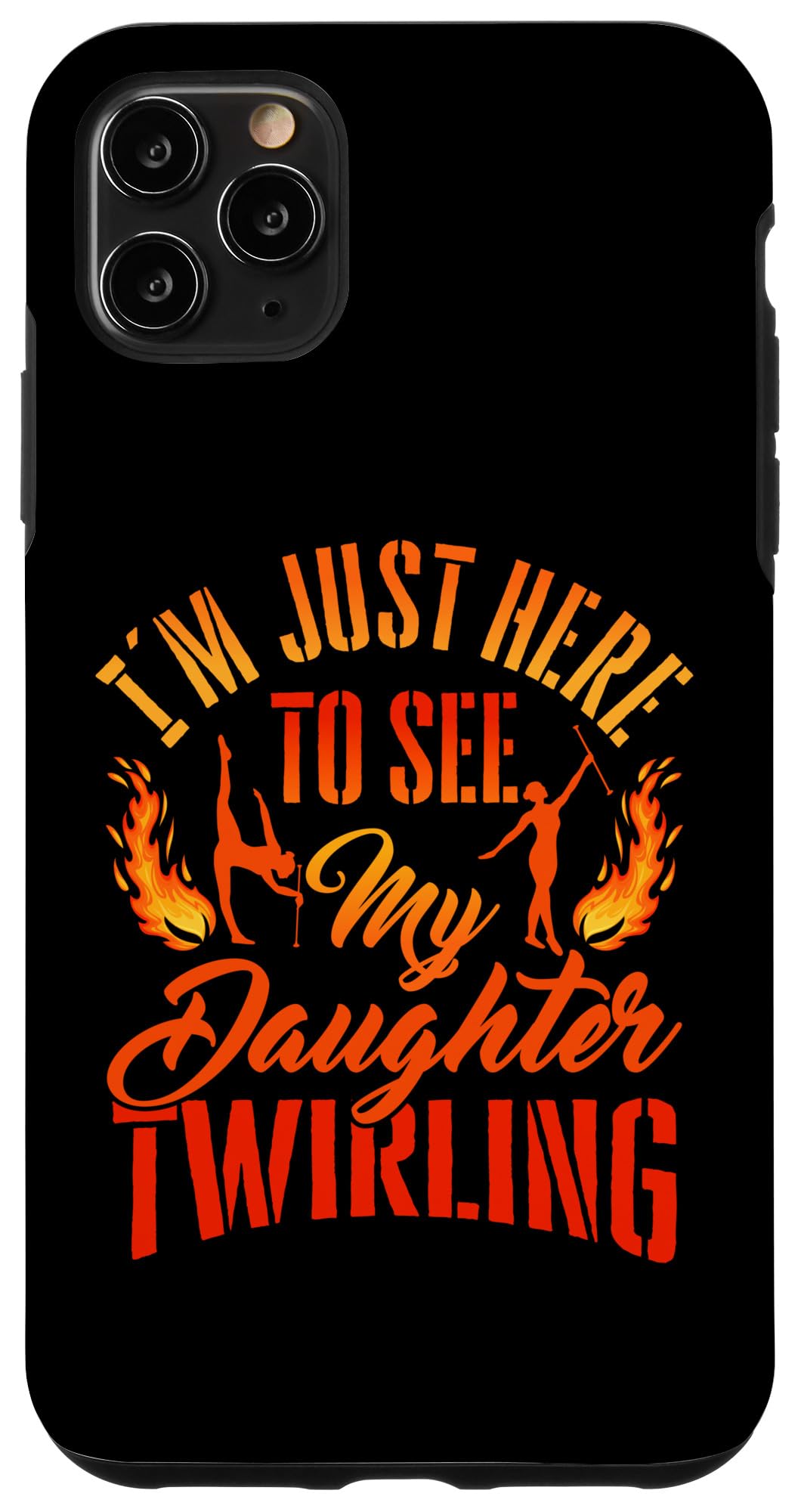 iPhone 11 Pro Max Fire Baton Costume Majorette Uniform Fire Baton Twirling Case