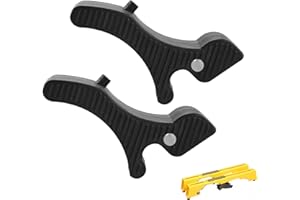 DOUFUHUA Composite Replacement Clips Replaces for Release Levers of Dewalt DW7231 Mounting Bracket Compatible with Dewalt Heavy Duty Miter Saw Stand DW723 DWX723 DWX724 DW730 DWX725, Black 2 Pack