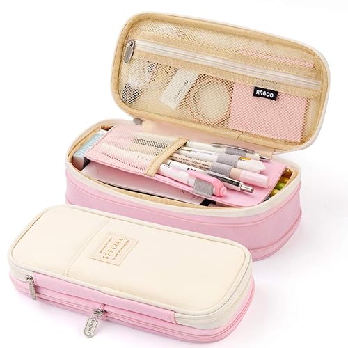 EASTHILL Big Capacity Pencil Pen Case Office College School Large - Main Image