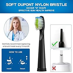 5 Pack Toothbrush Heads, Electric Toothbrush