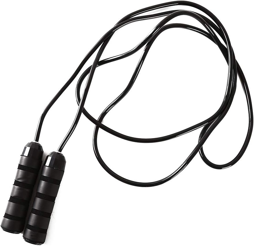 JOOFFF Weight Jump Rope Male And Female Sports Skip Ropes For Women Men Designed For Adult Outdoor Sports Body Gym Exercise Training,Black