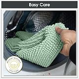 Emma Barclay Noodle Soft Touch Non-Slip Bath Rug Sage Green 45x75cm view 6