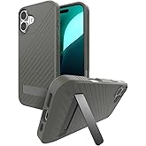 ZAGG Denali Snap with Kickstand Case for iPhone 16 Plus - 16ft Drop Protection, MagSafe & Wireless Charging Compatible, Graphene Reinforced, Dual Layer Protection, Recycled Materials, Thyme Green