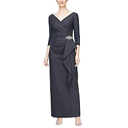 Alex Evenings Women's Slimming Long Length