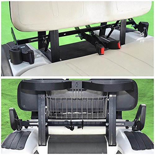 AW 2 Universal Retractable Golf Cart Seat Belts and Bracket Kit