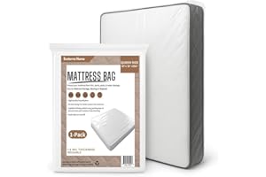 Queen Mattress Bags for Moving and Disposal 61'' x104''x 15'' Waterproof Storage Mattress Cover Queen for Mattress and boxspr