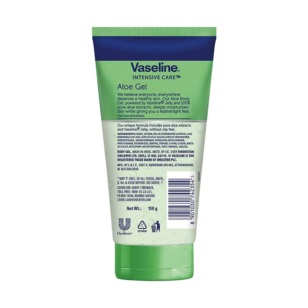 vaseline aloe gel non oily feel