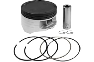 Road Passion Engine Piston and Rings Set Replacement for HONDA XR400R 1996-2004 TRX400EX 1999-2007(Oversize +100 86mm;1 Set)