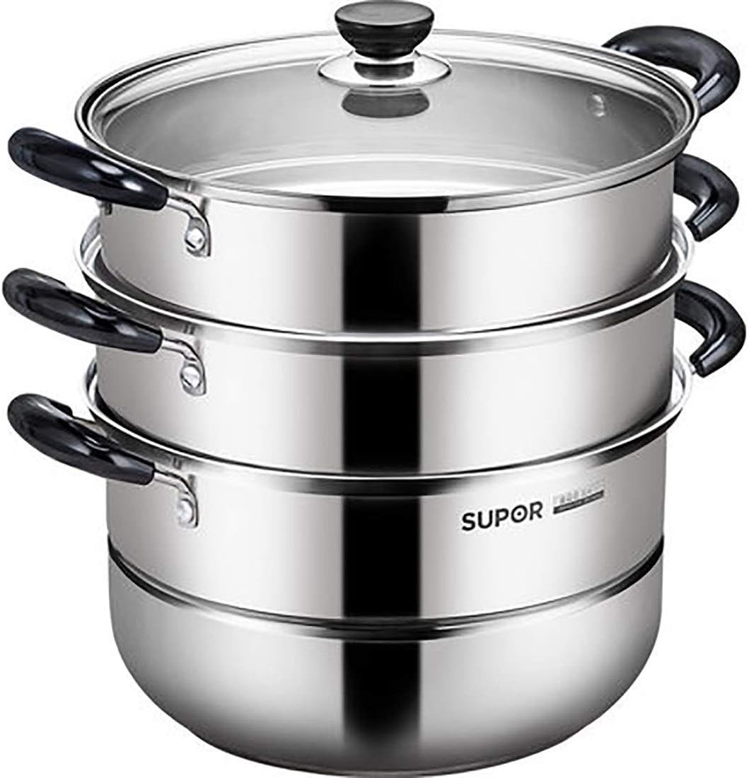 YJYD 304 Stainless Steel 26cm Multilayer 3 Layer Threelayer Large