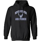 zerogravitee Air Force Wings Blue/White Adult Hooded Sweatshirt