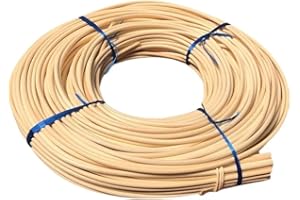 10 Meters Round Diameter Indonesian Natural Rattan Suitable for Basket Making Repair Straps Outdoor Chairs(Round 1.2mm)