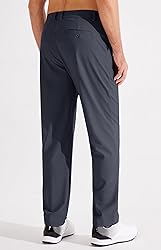 Libin Men's Golf Pants Classic Fit Flat Front Work
