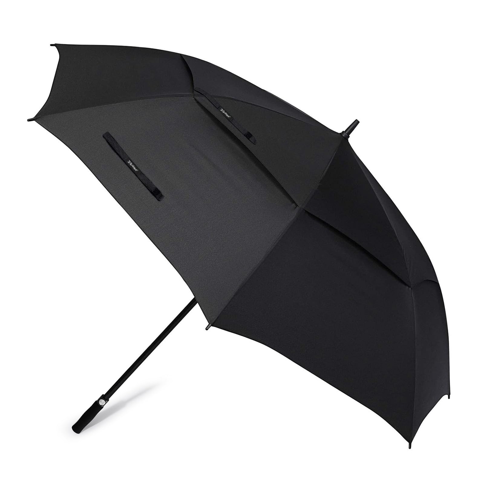 G4Free Golf Umbrella 72 Inch Auto Open Extra Large Double Cover Ventilated Windproof Waterproof Stick Umbrella