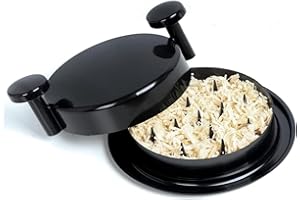 PINKJOY Chicken Shredder, Chicken Shredder Tool, Meat Shredder with Ergonomic Handle, Easy Cleaning, Anti-Slip, Chicken Shredder Tool Twist, Meat Shredder Tool Twist, Chicken Grinder Black