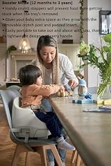 Mamas & Papas Baby Bug Booster Seat for Dining with Tray Clay view 8