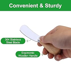 10 Pcs Cheese Spreader Knives, Mini Butter Spreader