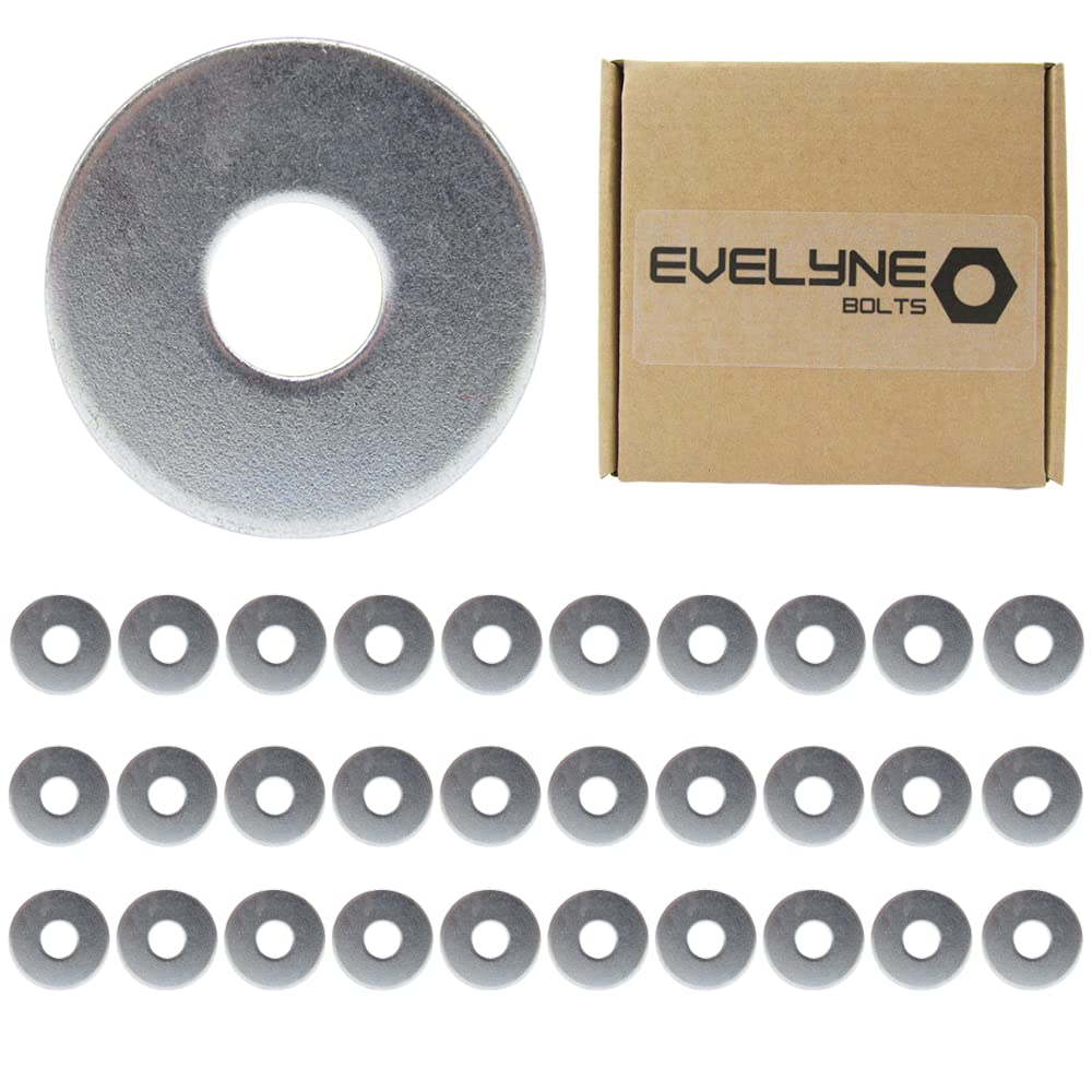 Flat Repair Washer Set (M8x25) Large OD - Steel - Evelyne (Pack of 30)